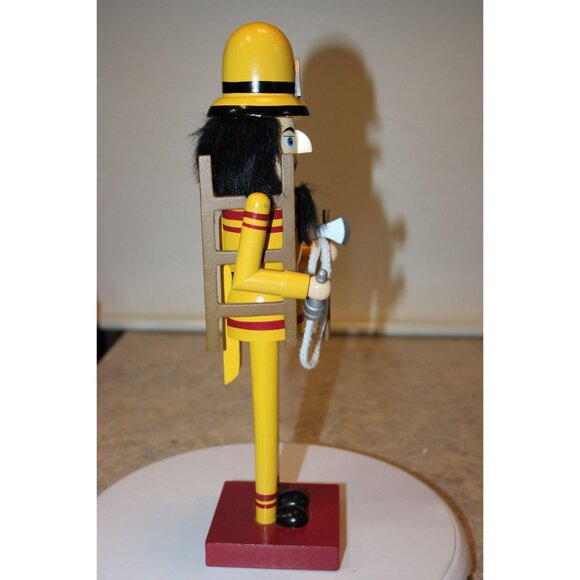 Wooden Nutcracker - Fireman with Hose - from Hobby Lobby - Picture 2 of 4